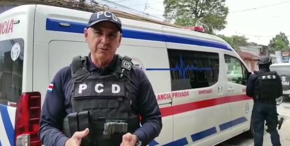 Detienen a conductor de ambulancia privada como sospechoso de transportar 1 kilo de marihuana