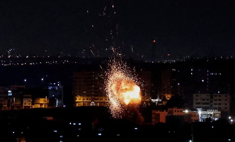 Israel atacó Gaza en respuesta a los lanzamientos de misiles por parte de terroristas palestinos