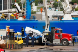 Llegaron a Canadá los restos del sumergible Titan recuperados en el océano Atlántico