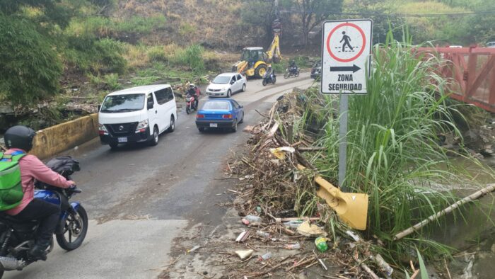 CNE reportó 78 incidentes por lluvias en las últimas horas, la capital fue la más afectada