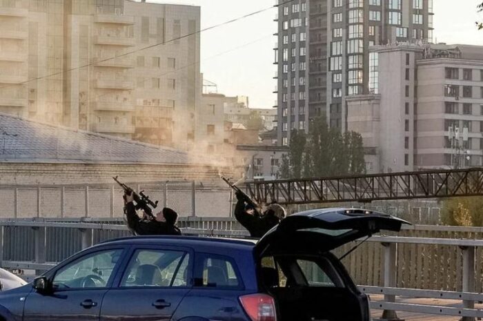 Rusia lanzó un ataque con drones iraníes sobre Ucrania antes del inicio de la cumbre de la OTAN