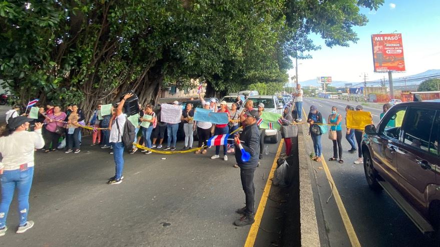 Dos personas figuran como denunciadas por el bloqueo de esta semana en la General Cañas