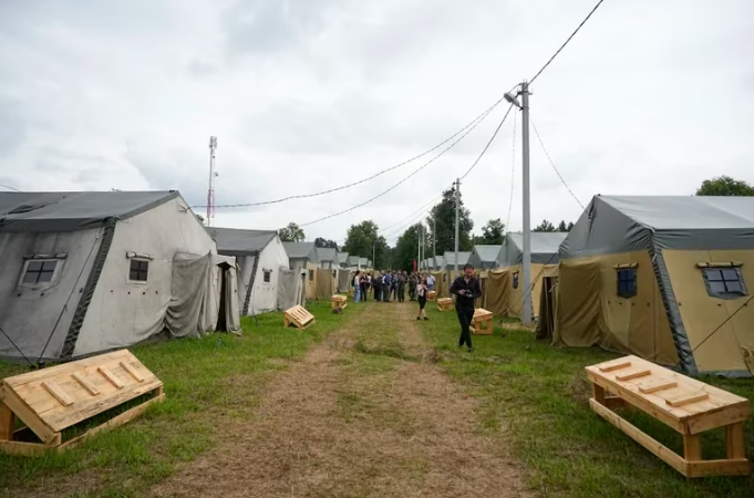 Tras el motín en Moscú, Bielorrusia estableció un campamento para los mercenarios del Grupo Wagner
