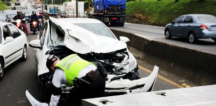 Policía de Tránsito registra un promedio de ocho accidentes viales cada hora