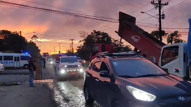 CONAVI habilitó paso por puente sobre Río Aguas Zarcas tras cinco días de cierre