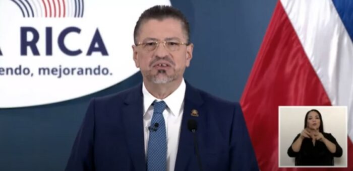 Presidente Chaves considera que debe existir una discusión nacional sobre la explotación de gas natural