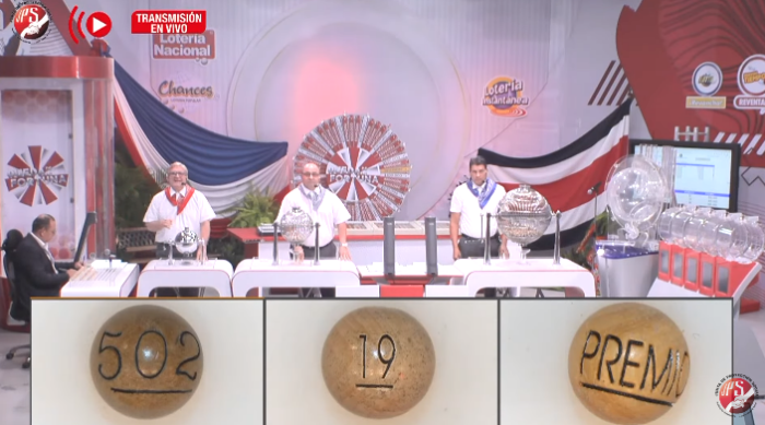 El número 19 con la serie 502 fue el Premio Mayor del sorteo de Independencia y se vendió en Cartago