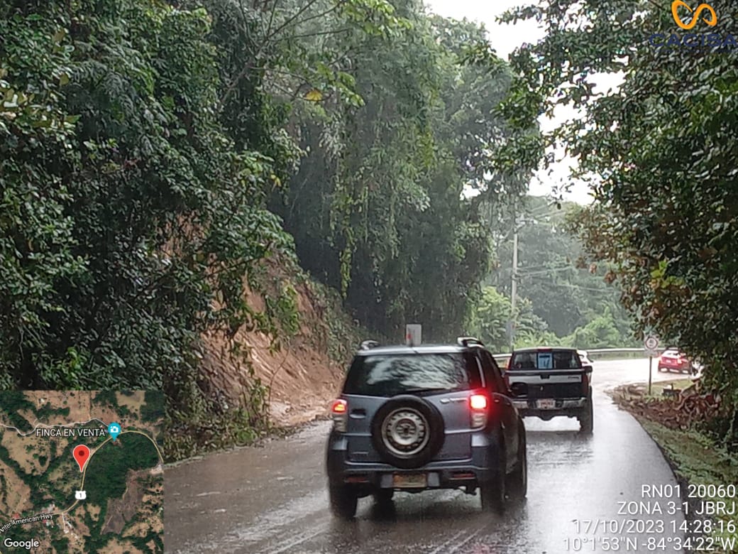 MOPT urge precaución por riesgos de derrumbes debido a saturación de suelos