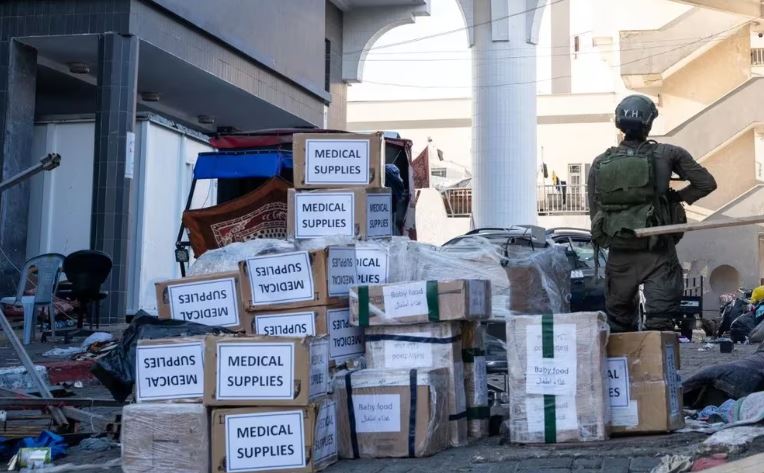 Las Fuerzas de Defensa de Israel encontraron armamento del grupo terrorista Hamas en el principal hospital de Gaza