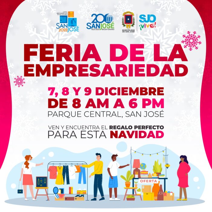 ¿Anda en busca de regalos navideños? Emprendedores venderán productores esta semana en el Parque Central