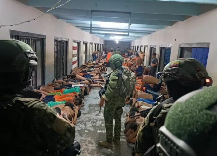 Daniel Noboa planteó a Colombia la deportación de 1.500 presos