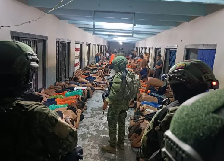 Daniel Noboa planteó a Colombia la deportación de 1.500 presos