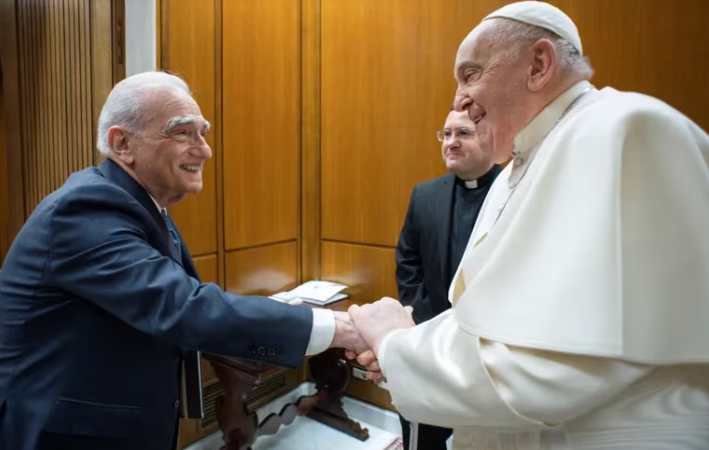El papa Francisco se reunió con Martin Scorsese, que prepara una película sobre Jesús