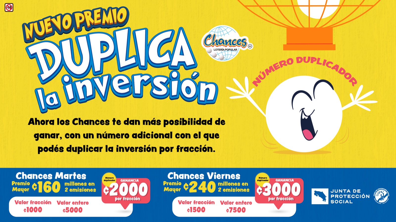 JPS anunció un nuevo ‘Premio Duplicador’ que pagaría dos veces la inversión del jugador de lotería