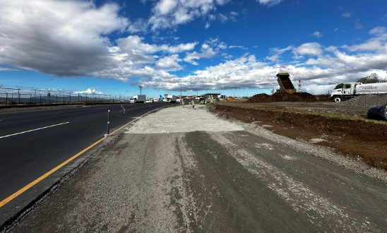 Carril aeropuerto cierre