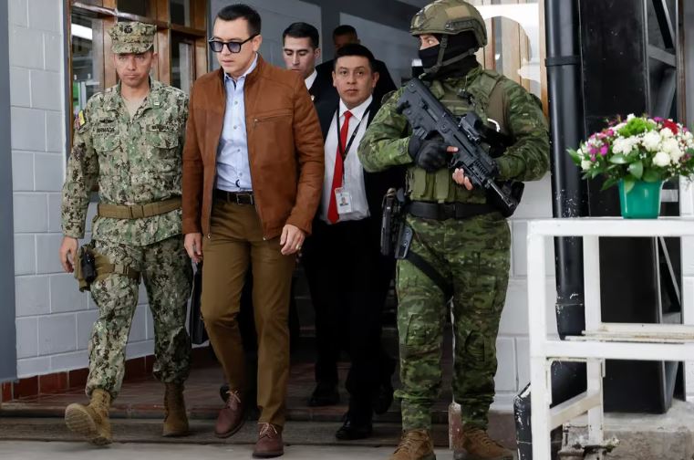 Daniel Noboa defendió el ingreso de la policía a la embajada de México en Ecuador: “La Justicia no se negocia”