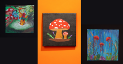 Fundación busca recaudar fondos con venta de pinturas realizadas por menores en situación de vulnerabilidad
