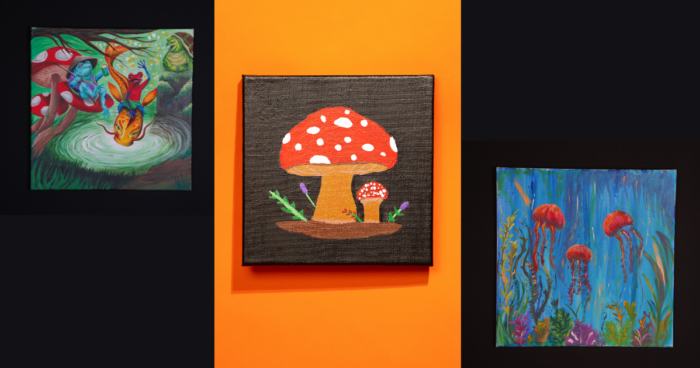Fundación busca recaudar fondos con venta de pinturas realizadas por menores en situación de vulnerabilidad