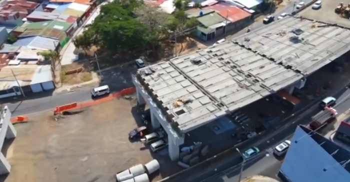 MOPT aplicará cierres nocturnos en Circunvalación para colocar 20 vigas del paso elevado entre Hatillos 3 y 4