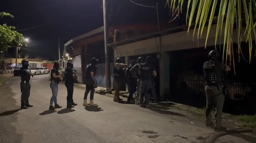 OIJ detiene a sospechosos de integrar banda criminal y de homicidio en Limón