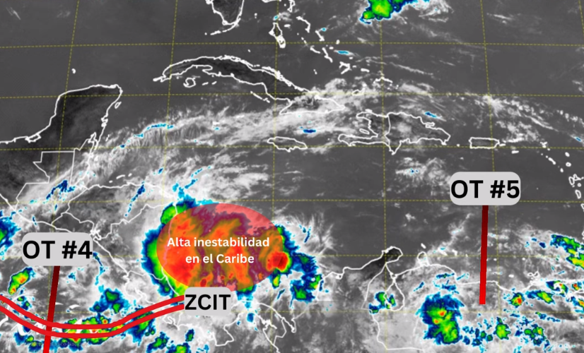 IMN urge precaución por saturación de suelos debido a lluvias y proyección de Onda Tropical No. 5