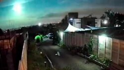 Meteorito fue visualizado en distintos puntos de país