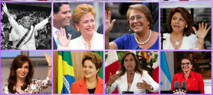 Una mujer fue elegida presidenta por cada 9 hombres que ganaron una elección presidencial en América Latina durante este siglo