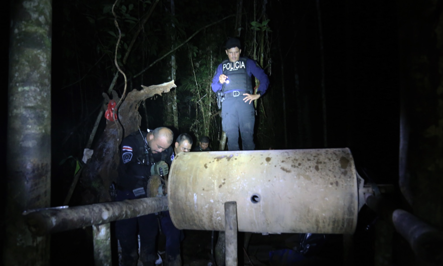 Seguridad afirma que hay crimen organizado en Crucitas y suma 342 detenidos por extracción ilegal de oro