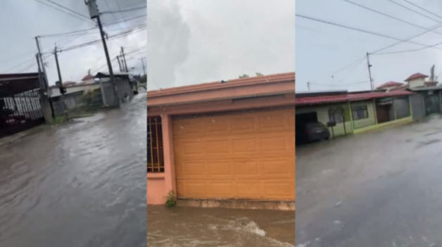 CNE registró 88 incidentes por inundación y 100 viviendas inundadas por fuertes aguaceros en Cartago