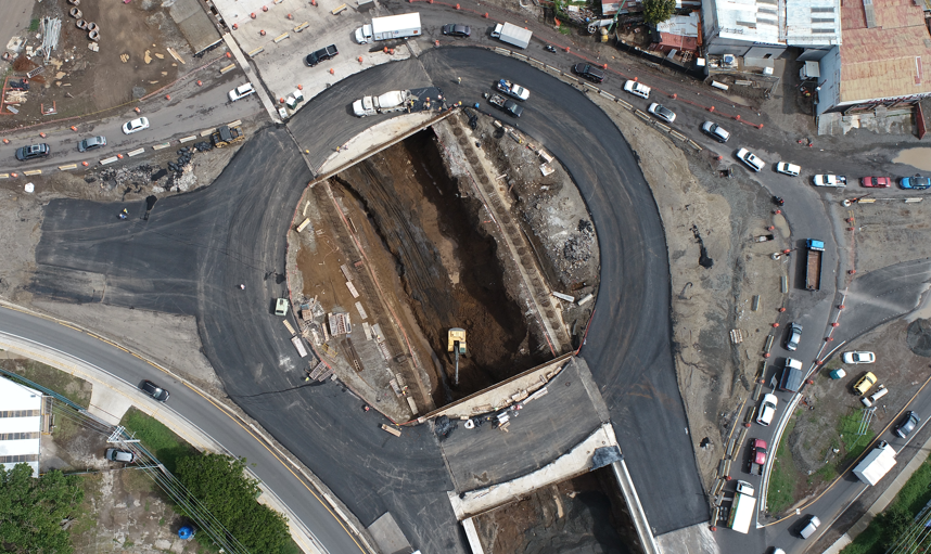 MOPT inició asfaltado en último tramo de Circunvalación Norte y obra alcanza el 81% de avance