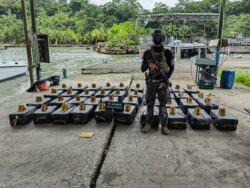 Seguridad decomisó una tonelada de cocaína y un kilogramo de marihuana en aguas del Caribe