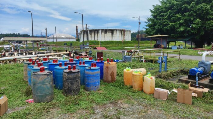 Decomisan más de 14 mil litros de combustible en operativos policiales en Limón y Heredia