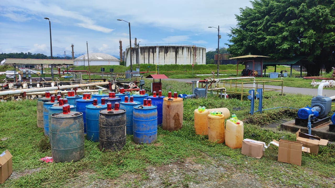 Decomisan más de 14 mil litros de combustible en operativos policiales en Limón y Heredia