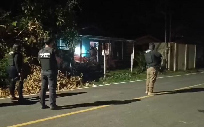 OIJ dirige 33 allanamientos en Limón para desarticular organización vinculada al narcomenudeo y a homicidios