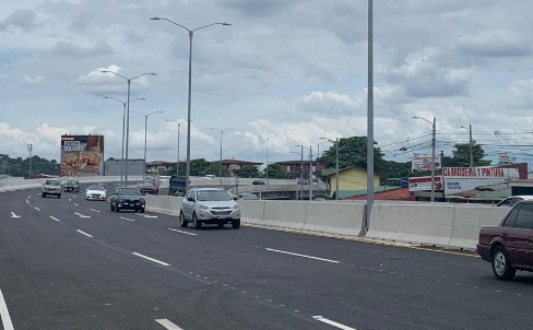 Paso elevado por Hatillo 4 quedó habilitado este miércoles: MOPT prevé ahorro de hasta 7 minutos en recorrido