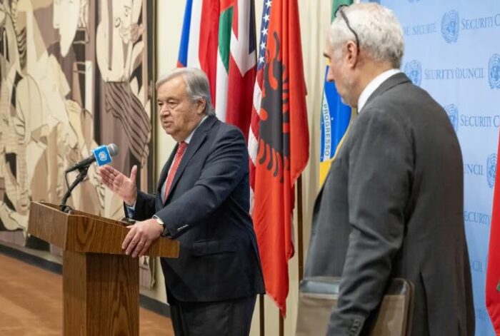 El secretario general de la ONU le manifestó a Maduro su preocupación por la “violencia poselectoral” en Venezuela