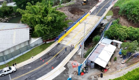 Inauguran nuevo puente que conecta San Francisco con Zapote