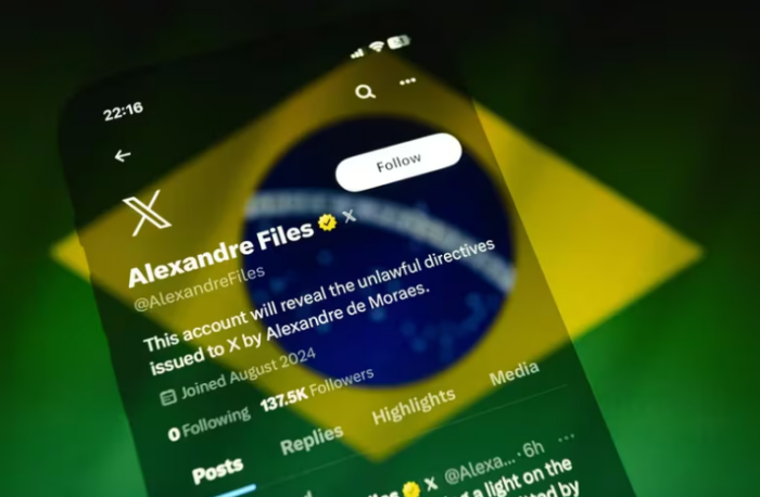 Tras el bloqueo de X en Brasil, la red social lanzó una cuenta propia para acusar al juez De Moraes de violar la Constitución