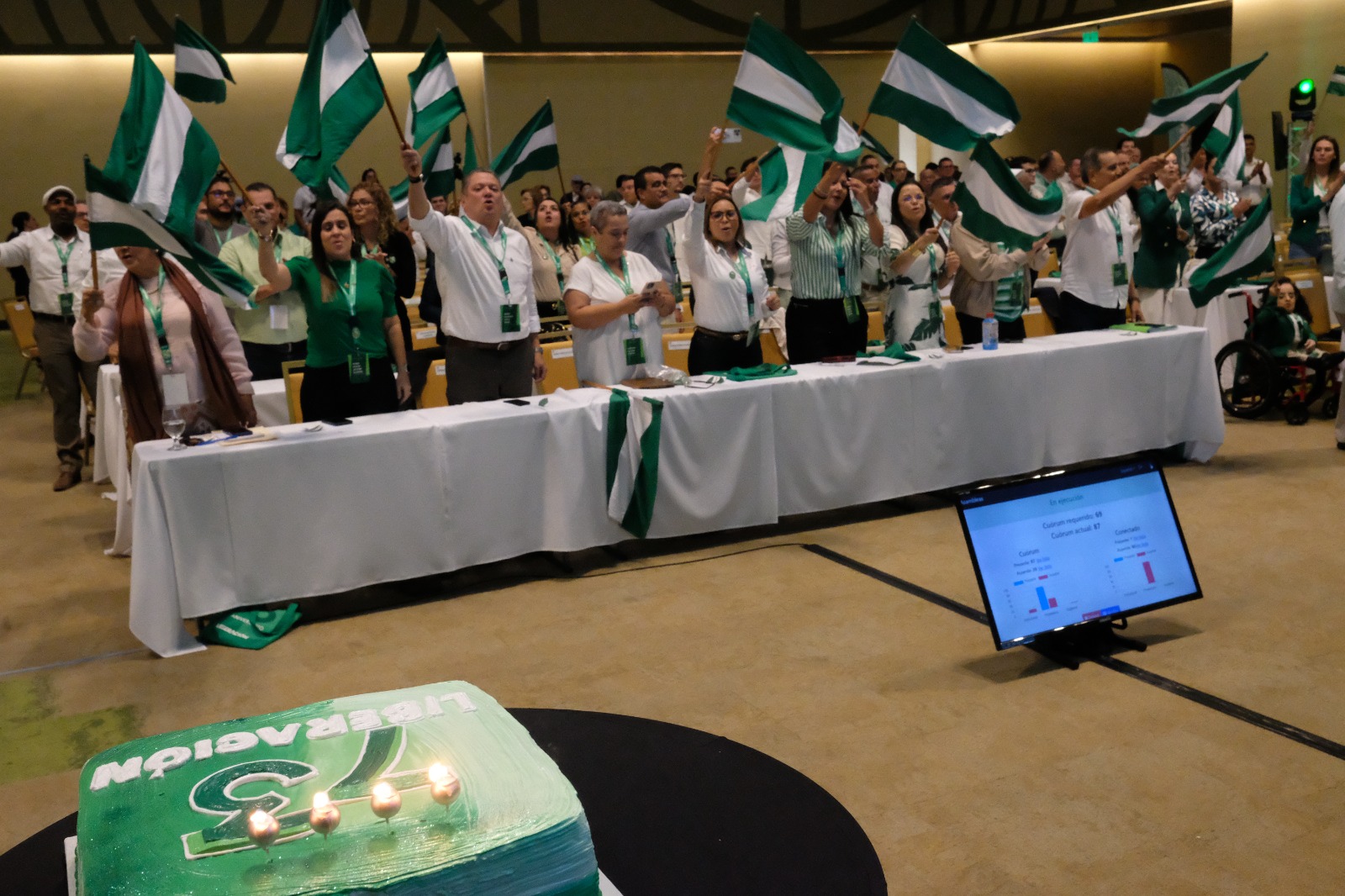 Asamblea del PLN fue suspendida sin votar mociones que cambiarían forma y fecha para convención que definirá candidatura presidencial