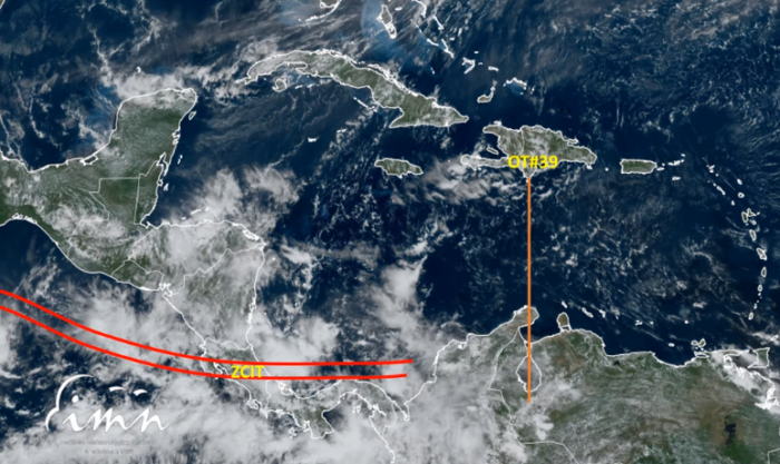 Onda Tropical No. 39 impactaría el país el sábado: IMN realiza seguimiento a nuevo giro centroamericano