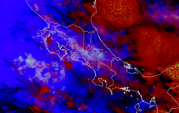 IMN da seguimiento a sistema de baja presión en el Caribe que provocará condiciones más lluviosas hasta este jueves