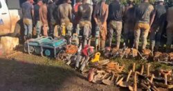 Fiscalía solicitó medidas cautelares contra 27 personas detenidas en Crucitas por aparente extracción ilegal de material minero