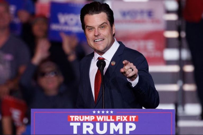 Matt Gaetz declinó su candidatura para ser el fiscal general de Donald Trump