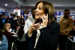 Kamala Harris aseguró que “es una carrera reñida, estamos empatados y cada voto importa”