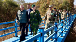 Josep Borrell visitó la zona desmilitarizada entre las dos Coreas en medio de la escalada de tensiones entre ambas naciones