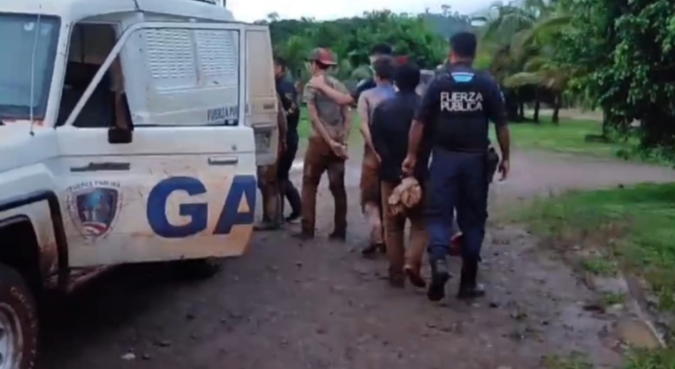 Fuerza Pública detuvo a seis ‘coligalleros’ que estaban dentro de túneles en Crucitas