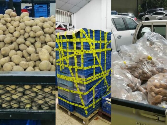 MAG decomisó más de 700 kilos de papa en un supermercado en el centro de San José