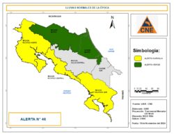 CNE disminuye las alertas en el país: Más de 2 mil personas aún siguen en albergues