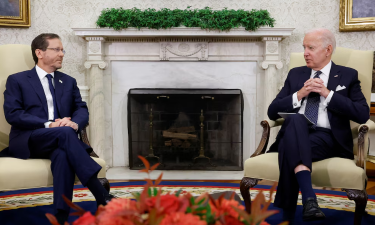 El presidente israelí Isaac Herzog se reunirá con Joe Biden el próximo martes en Washington