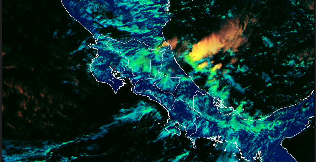 IMN reporta temperaturas mínimas de hasta 1° C y vientos superiores a 100 km/h por influencia del Empuje Frío No. 5